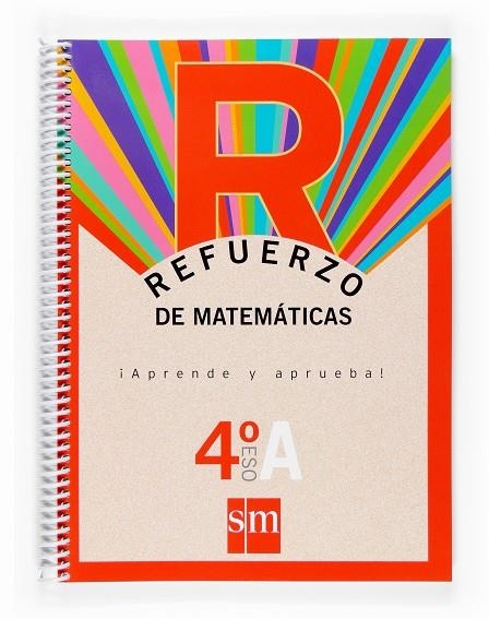 4º ESO REFUERZO MATEMÁTICAS APRENDE Y APRUEBA OPC. A  4º ESO-07 | 9788467516692 | Gonzalez Aguiliar, Jorge