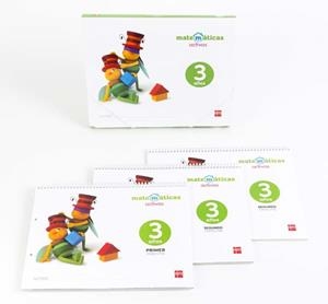 MATEMÁTICAS ACTIVAS 3 AÑOS 17 | 9788467592269 | Bernabeu Ruiz, Javier;Herrero Parral, Nieves;Martín, María Gregoria