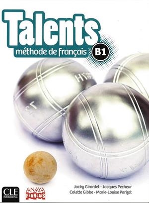 TALENTS METHODE DE FRANÇAIS B1 ELEVE | 9782090386349 | JACKY GIRARDET