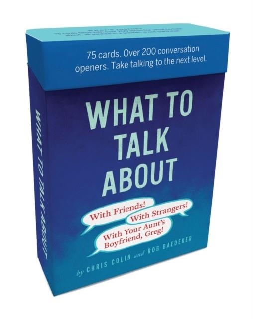 WHAT TO TALK ABOUT CARDS | 9781452158679 | ROBERT BAEDEKER