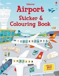 AIRPORT STICKER AND COLOURING BOOK | 9781474937184 | SIMON TUDHOPE