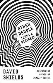 OTHER PEOPLE | 9780804169851 | DAVID SHIELDS