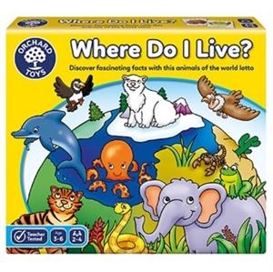 WHERE DO I LIVE? | 5011863101549 | ORCHARD TOYS