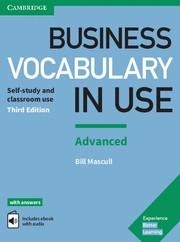 BUSINESS VOCABULARY IN USE 3ED ADV KEY/EBOOK | 9781316628225 | BILL MASCULL