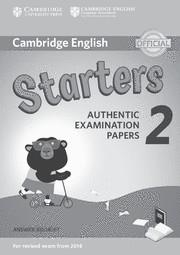 YLE CAMBRIDGE STARTERS EXAM 2 (2018) ANSWER BOOKLET | 9781316636268 | DESCONOCIDO