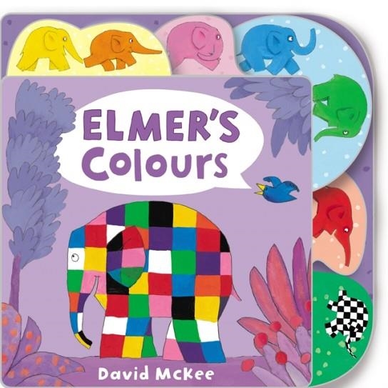 ELMER'S COLOURS: TABBED BOARD BOOK | 9781783446094 | DAVID MCKEE