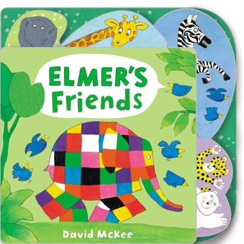 ELMER'S FRIENDS: TABBED BOARD BOOK | 9781783446070 | DAVID MCKEE