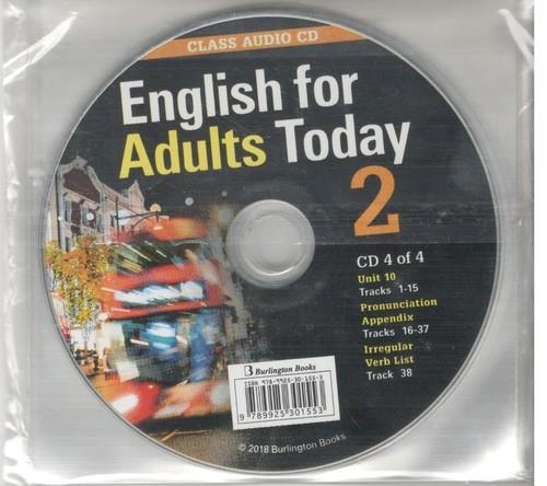 BURLINGTONENGLISH FOR ADULTS TODAY 2 CLASS AUDIO CD | 9789925301553