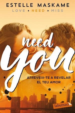 NEED YOU | 9788417031480 | Maskame, Estelle