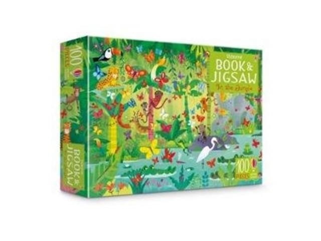 USBORNE BOOK AND JIGSAW IN THE JUNGLE | 9781474947794 | KIRSTEEN ROBSON