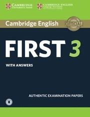 FC CAMBRIDGE FCE PRACTICE TESTS 3 SB+KEY+AUDIO | 9781108380782 | CAMBRIDGE ENGLISH