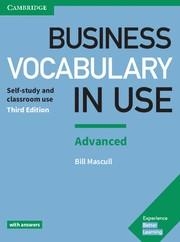 BUSINESS VOCABULARY IN USE: ADVANCED BOOK WITH ANSWERS | 9781316628232 | BILL MASCULL