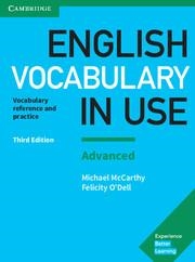 ENGLISH VOCABULARY IN USE: ADVANCED BOOK WITH ANSWERS 3RD EDITION | 9781316631171 | MICHAEL MCCARTHY