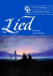 THE CAMBRIDGE COMPANION TO THE LIED | 9780521804714 | JANE K. BROWN