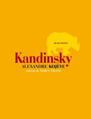 Kandinsky | 9788496775053 | Kojève, Alexandre