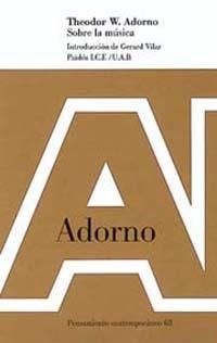 Sobre la música | 9788449309311 | Adorno, Theodor W.