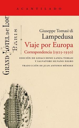 Viaje por Europa | 9788416748655 | di Lampedusa, Giuseppe Tomasi