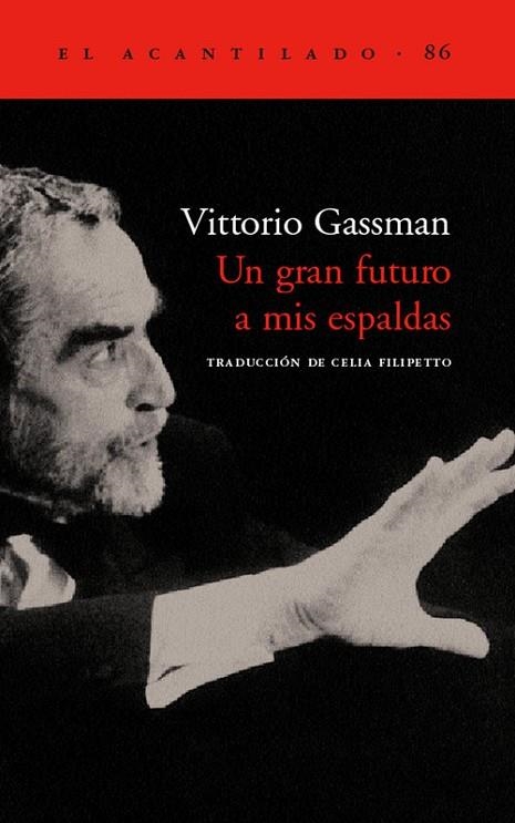 Un gran futuro a mis espaldas | 9788496136489 | Gassman, Vittorio