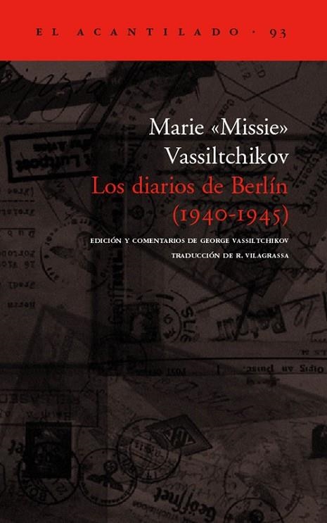Los diarios de Berlín (1940-1945) | 9788496136656 | Vassiltchikov, Marie Missie