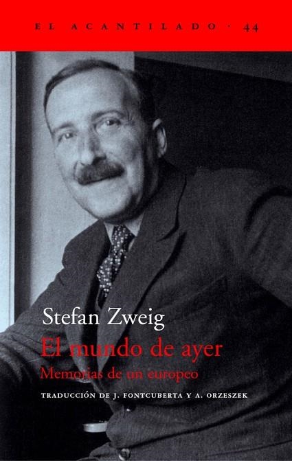 El mundo de ayer | 9788495359490 | Zweig, Stefan