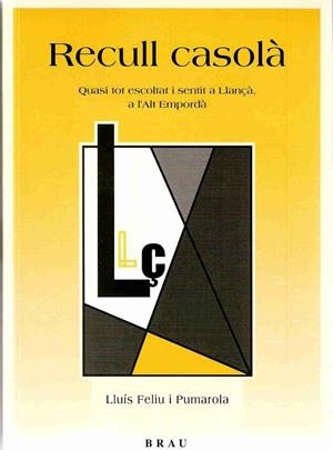 Recull casolà | 9788496905009 | Feliu Pumarola, Lluís