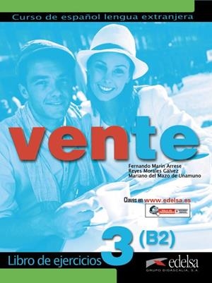Vente 3 (B2) - libro de ejercicios | 9788490813010 | Marín Arrese, Fernando;Morales Gálvez, Reyes;Mazo de Unamuno, Maríano del