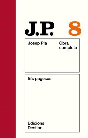 O.C.J.PLA  8 ELS PAGESOS | 9788423304677 | Pla, Josep