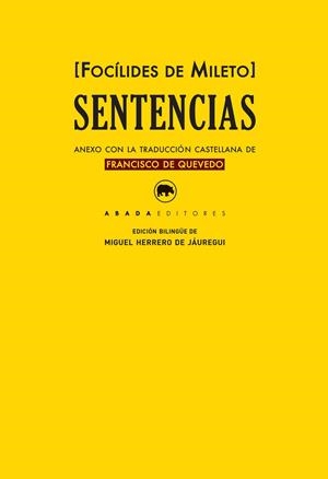 Sentencias | 9788417301019 | Focílides de Mileto