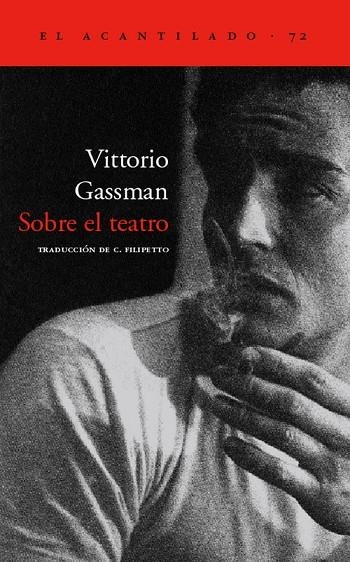 Sobre el teatro | 9788496136052 | Gassman, Vittorio