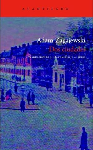 Dos ciudades | 9788496489646 | Zagajewski, Adam