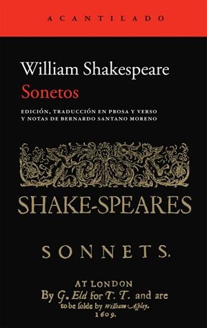 Sonetos | 9788415689324 | Shakespeare, William
