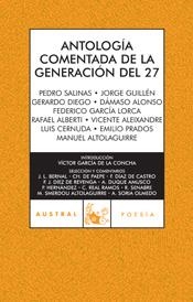 Antología comentada de la generación del 27 | 9788467026030 | AA. VV.
