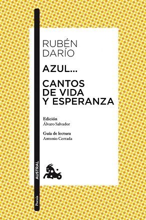 Azul... / Cantos de vida y esperanza | 9788467039016 | Darío, Rubén