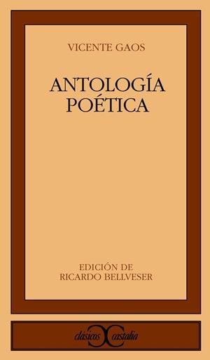 Antología poética                                          . | 9788497401937 | Gaos, Vicente