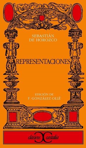 Representaciones                                                                . | 9788470393129 | Horozco, Sebastián de