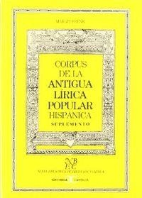 Corpus de la antigua lírica. Suplemento                                         . | 9788470396380 | Frenk, Margit