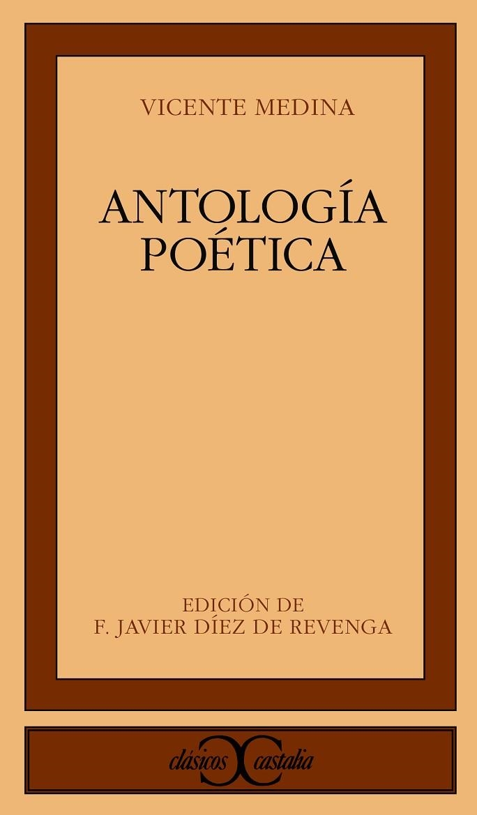 Antología poética                                                               . | 9788470398087 | Medina, Vicente