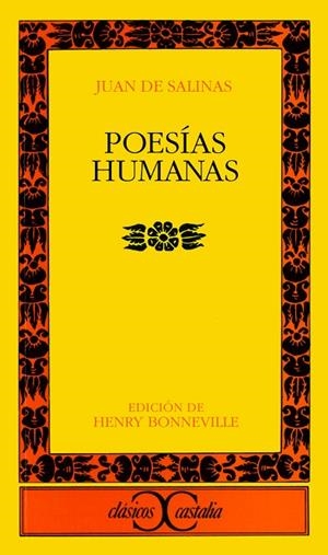 Poesías humanas                                                                 . | 9788470395079 | Salinas, Juan de