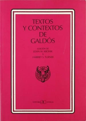 Texto y contexto de Galdós                                                      . | 9788470396830 | Varios autores