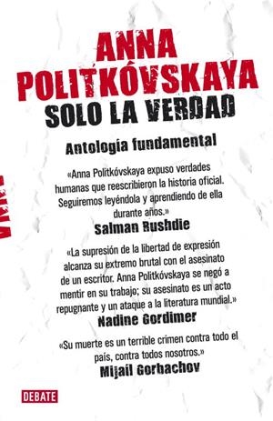 Solo la verdad | 9788499920092 | Anna Politkóvskaya