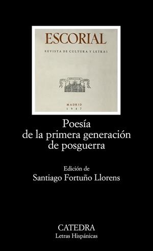 Poesía de la primera generación de posguerra | 9788437624778 | AA. VV.
