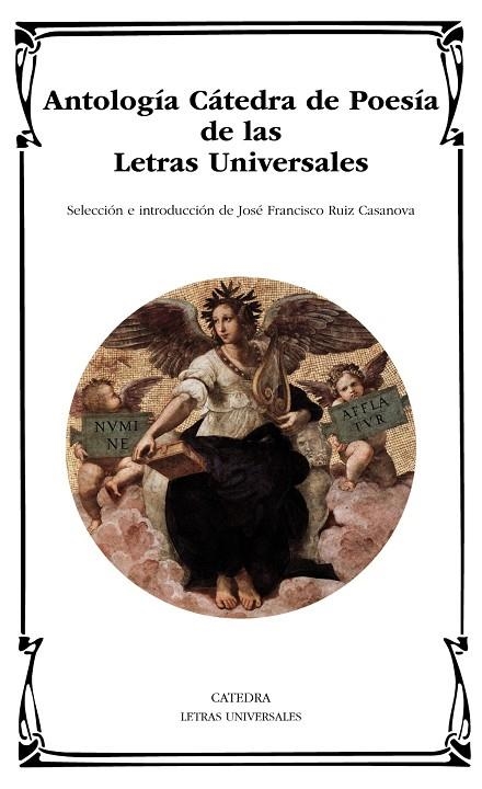 Antología Cátedra de Poesía de las Letras Universales | 9788437632964 | VARIOS AUTORES