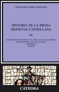 Historia de la prosa medieval castellana IV | 9788437623726 | FERNANDO GÓMEZ REDONDO