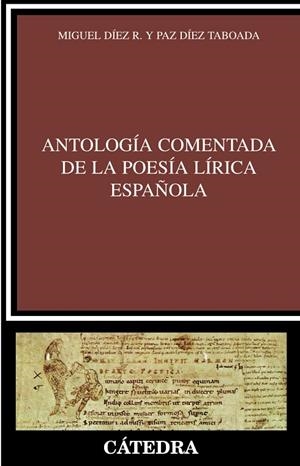 Antología comentada de la poesía lírica española | 9788437622682 | DÍEZ TABOADA, Mª PAZ;DÍEZ, MIGUEL