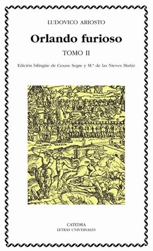 ORLANDO FURIOSO, TOMO II | 9788437619842 | LUDOVICO ARIOSTO