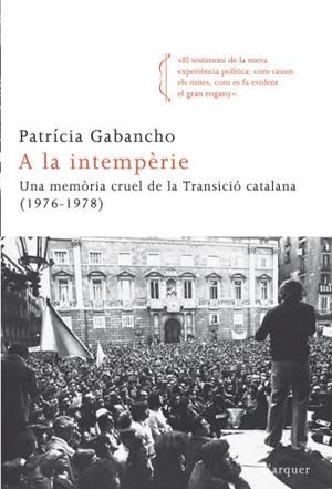A la intempèrie | 9788466413695 | Gabancho Ghielmetti, Patricia