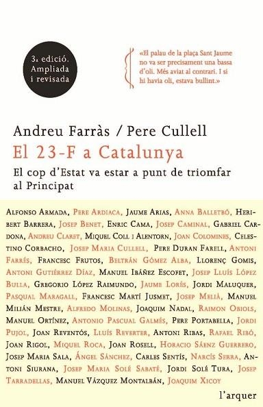 El 23 F a Catalunya | 9788466411271 | Farras Calatayud, Andreu;Cullell Viñolas, Pere