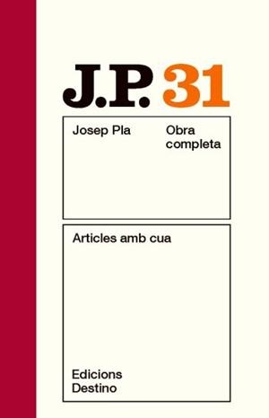 Articles amb cua | 9788497101714 | Pla, Josep