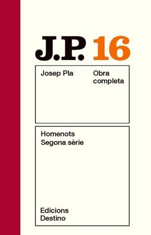 Homenots. Segona Sèrie | 9788497101561 | Pla, Josep