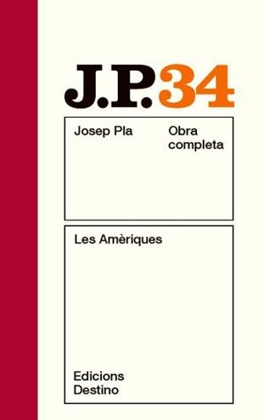 Les Amèriques | 9788497101745 | Pla, Josep